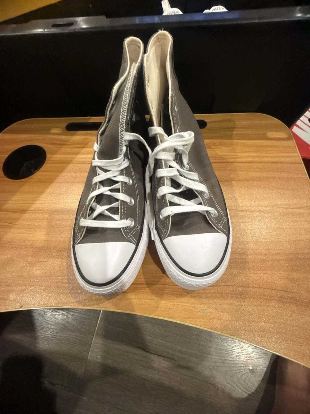 Converse Chuck Taylor All Star Lift Platform High Top Sneakers Charcoal Grey 9 W
